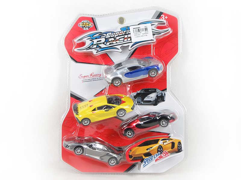 1:43 Pull Back Sports Car(4in1) toys
