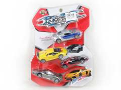 1:43 Pull Back Sports Car(4in1)