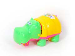 Pull Back Hippo(3C) toys