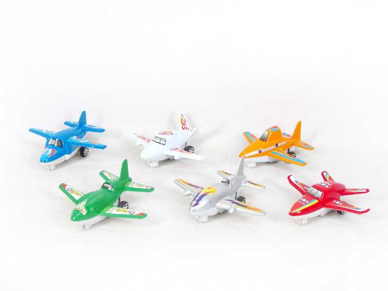 Pull Back Plane(6S6C) toys