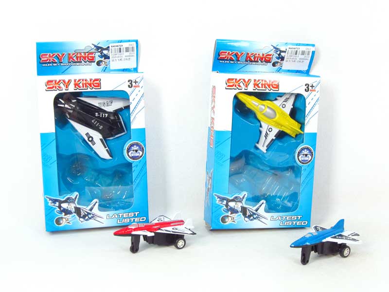 Pull Back Plane(2in1) toys