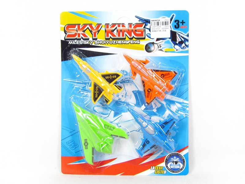 Pull Back Plane(4in1) toys