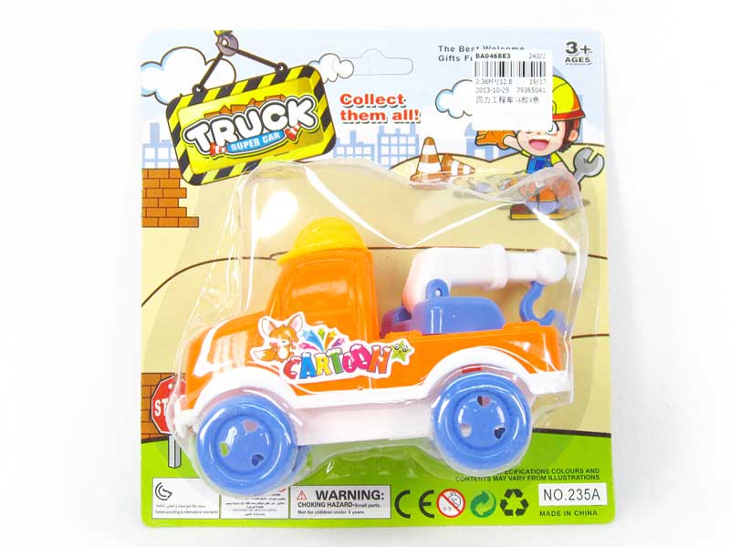 Pull Back Construction Truck(4S4C) toys