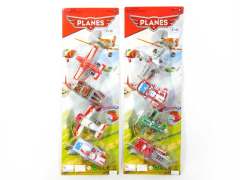 Pull Back Car & Pull Back Airplane(4in1)