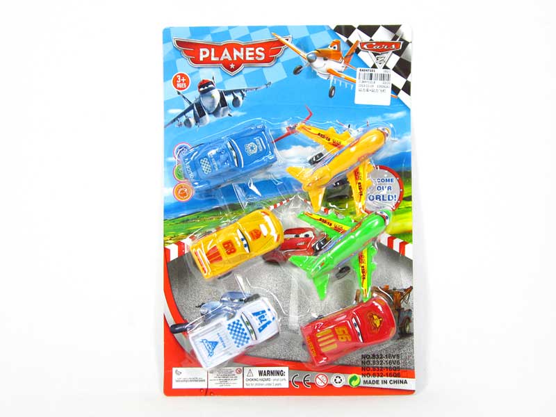 Pull Back Car & Pull Back Airplane toys