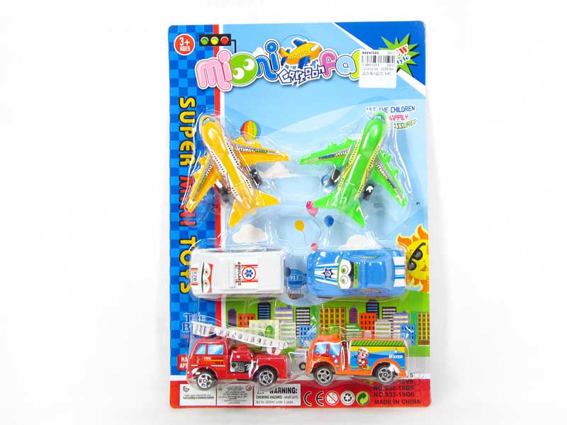 Pull Back Car & Pull Back Airplane toys