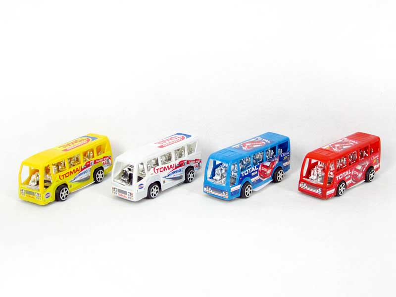 Pull Back Bus(4C) toys