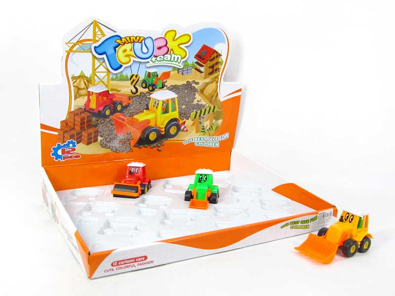 Pull Back Farmer Car(12in1) toys