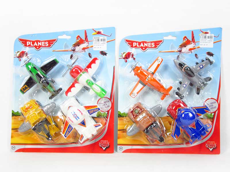 Pull Back Plane & Pull Back Car(4in1) toys