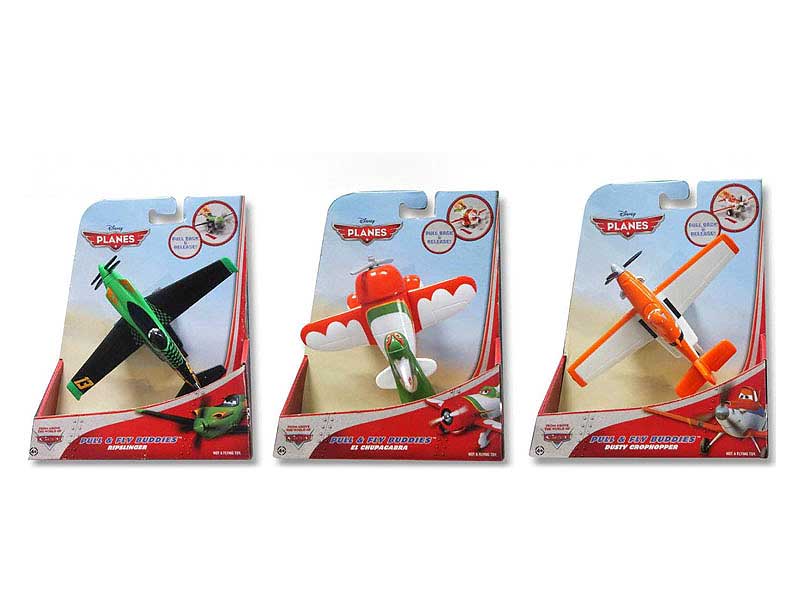 6inch Die Cast Airplane Pull Back(3S) toys
