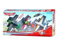 6inch Die Cast Airplane Pull Back(3in1)