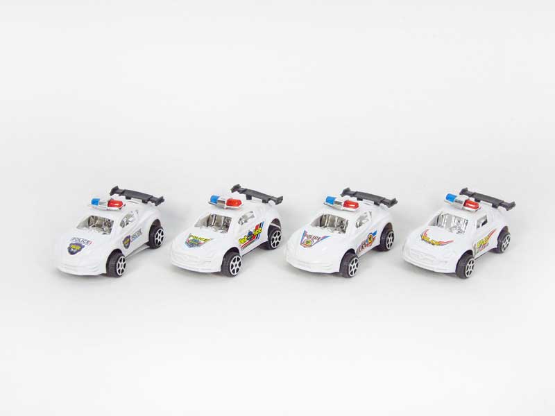 Pull Back Police Car(4S) toys