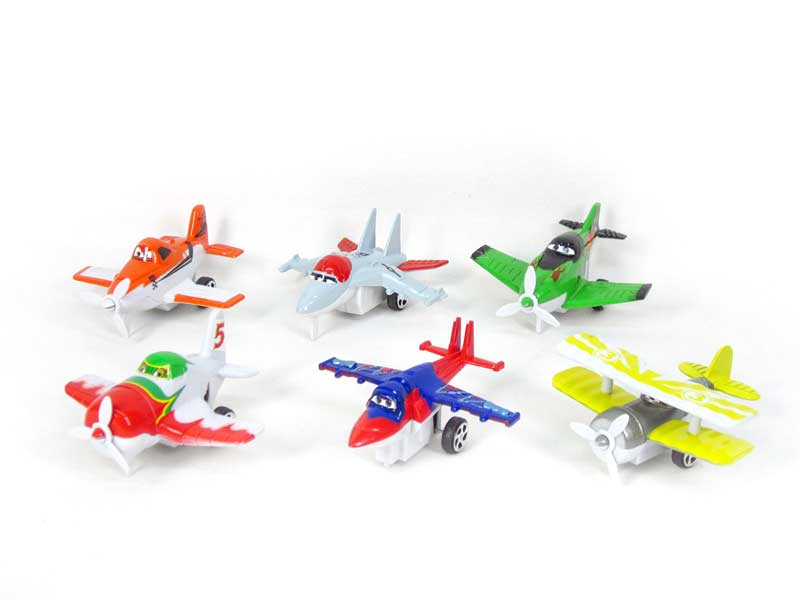 Pull Back Airplane(6S6C) toys