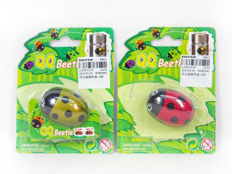 Pull Back Magnetism Beetle(4S) toys