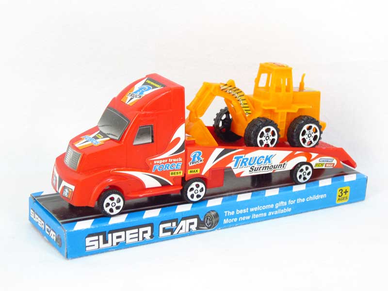 Pull Back Truck Tow Construction Truck(2C) toys