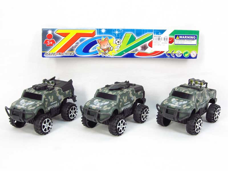 Pull Back Cross-country Car(3in1) toys