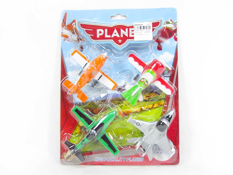 Pull Back Plane(4in1) toys