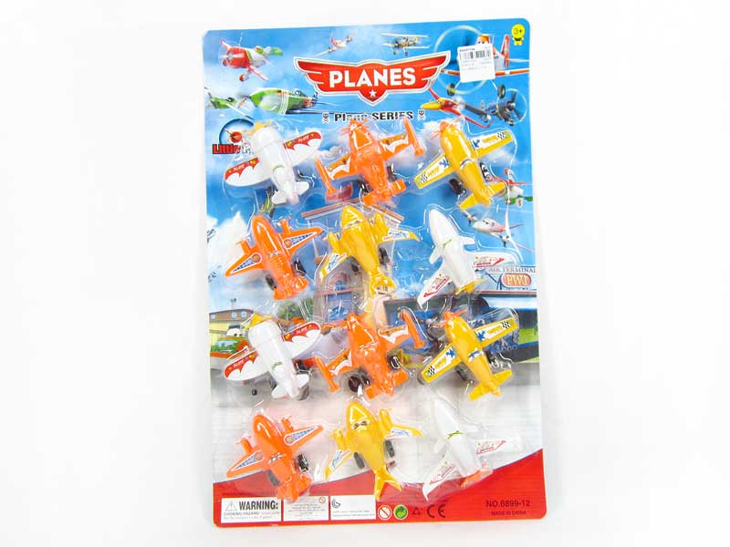 Pull Back Plane(12in1) toys