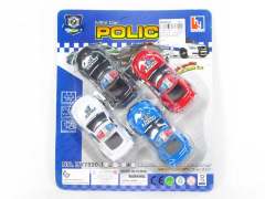 Pull Back Police Car(4in1)