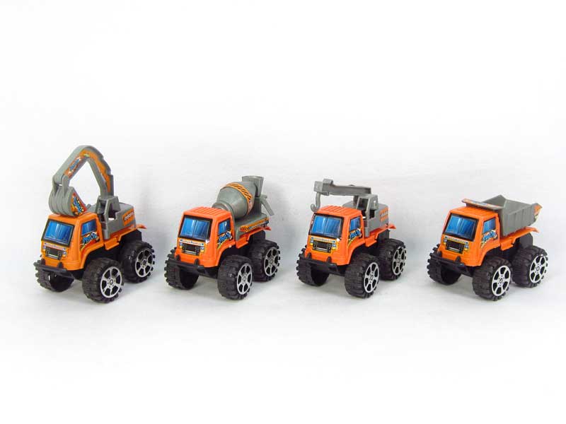 Pull Back Construction Car(4S) toys