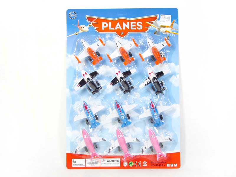 Pull Back Plane(12in1) toys