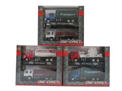 1:60 Die Cast Truck Pull Back(2in1)