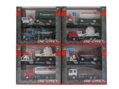 1:60 Die Cast Truck Pull Back(2in1)