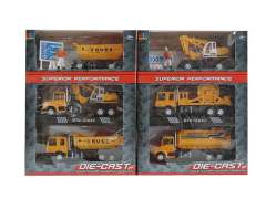 1:60 Die Cast Construction Truck Pull Back(3in1)