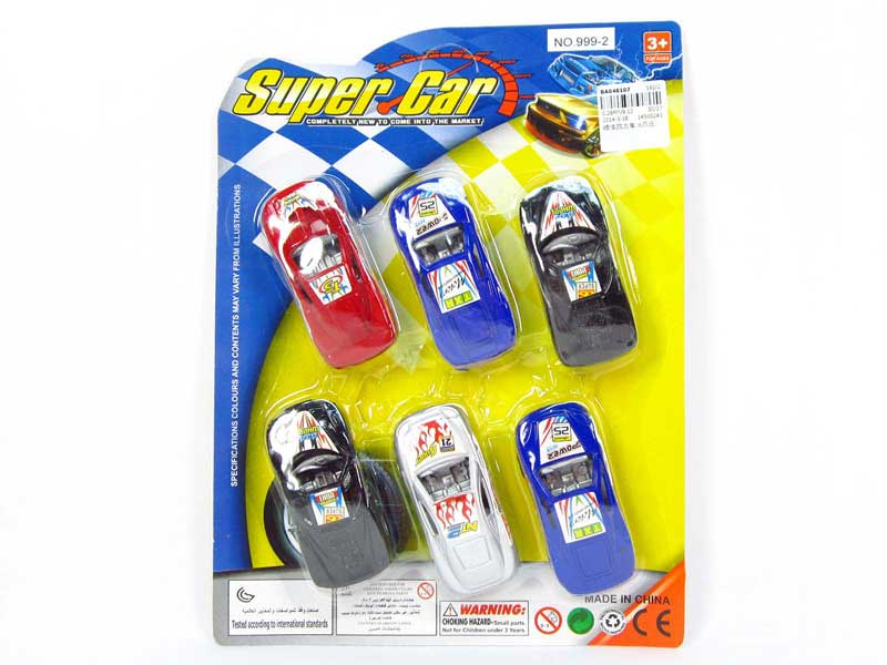 Pull Back Car(6in1) toys