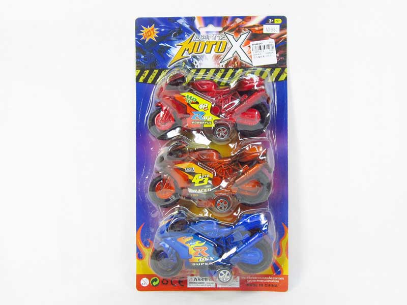 Pull Back Motorcycle(3in1) toys