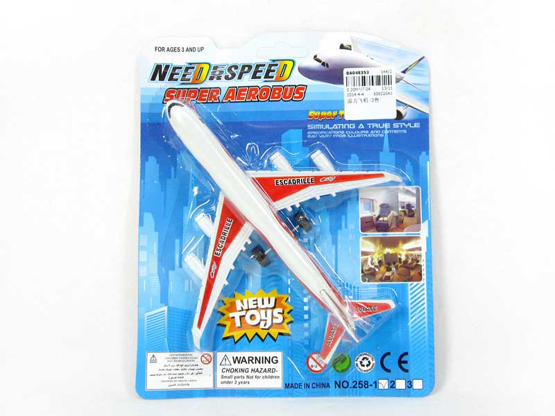 Pull Back Plane(3C) toys