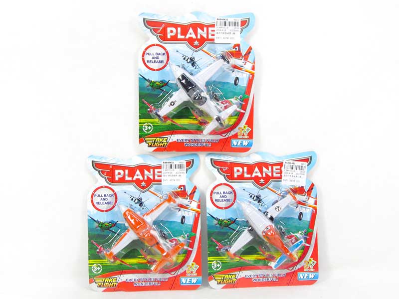 Pull Back Plane(3S) toys