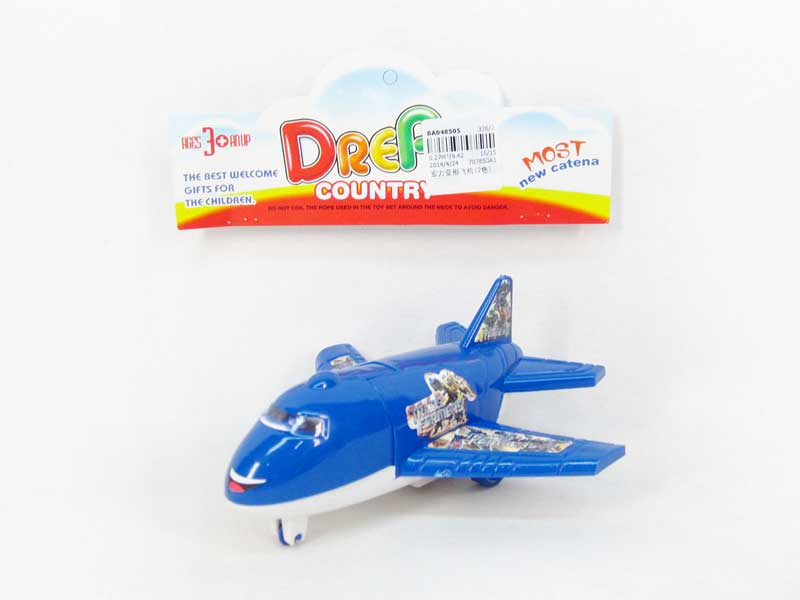 Pull Back Transforms Airplane(2C) toys