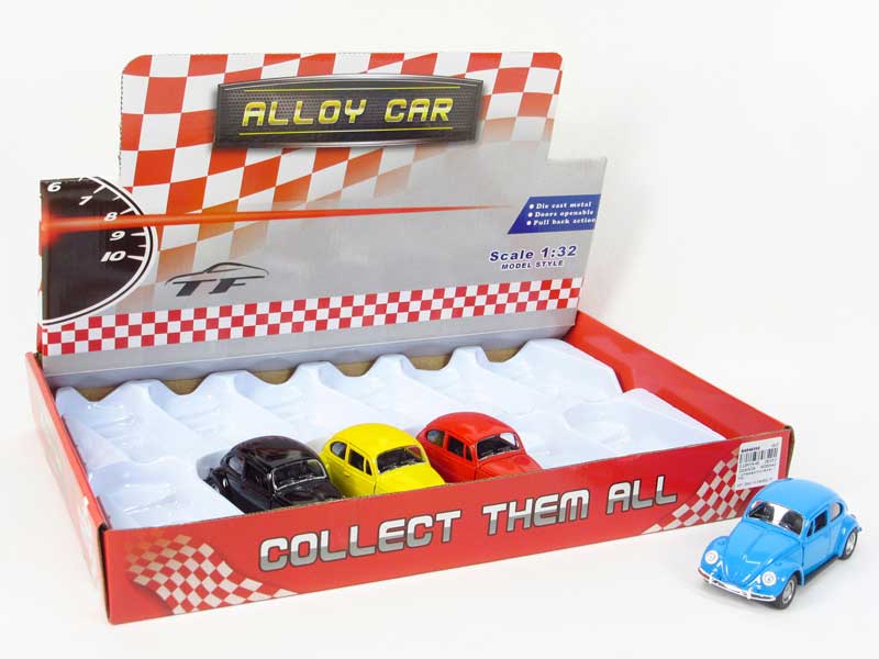 1:32 Die Cast Car Pull Back(12in1) toys
