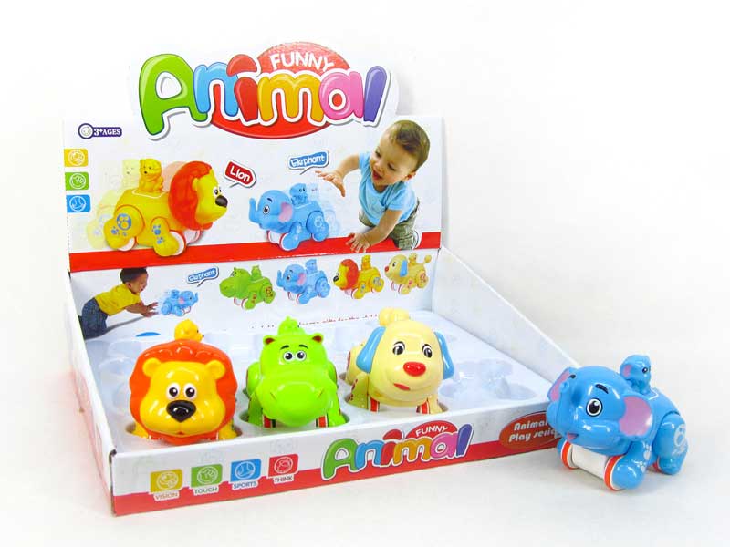 Pull Back Animal(8in1) toys