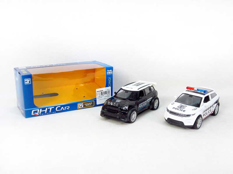 1:32 Die Cast Police Car Pull Back toys