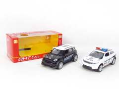 1:32 Die Cast Police Car Pull Back