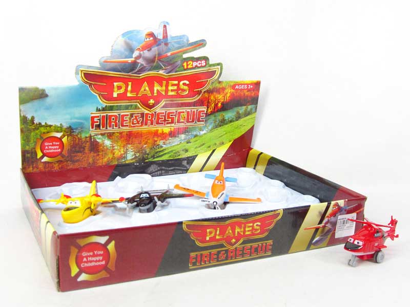 Pull Back Plane(12in1) toys