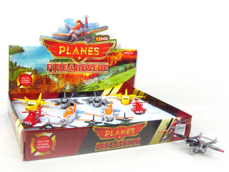 Pull Back Plane(12in1) toys