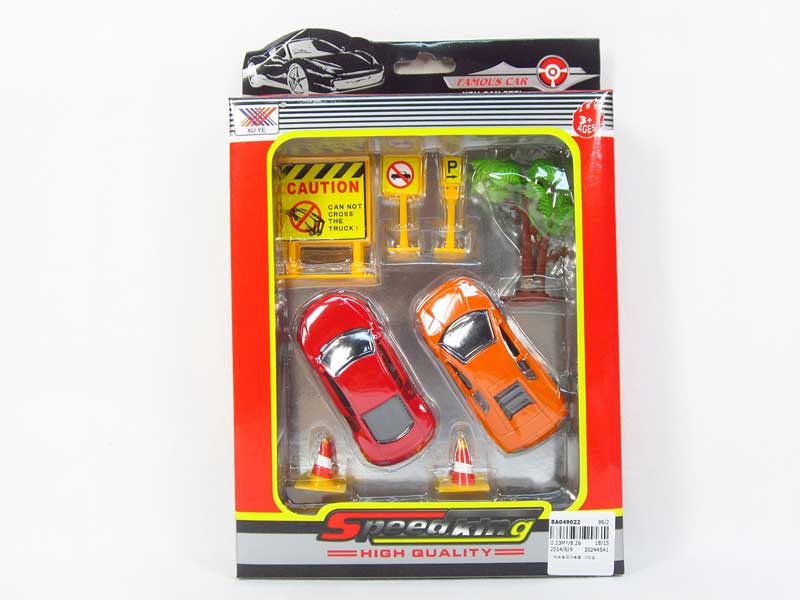 1:50 Die Cast Car Pull Back(2in1) toys
