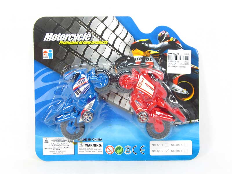 Pull Back Motorcycle(2in1) toys