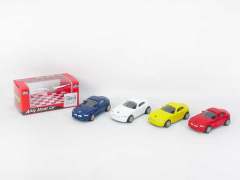 Die Cast Sports Car Pull Back(4C)