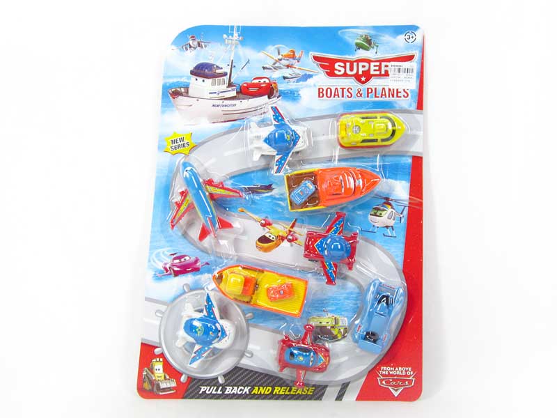 Pull Back Ship(9in1) toys