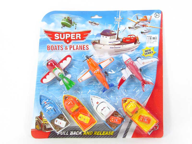 Pull Back Plane & Ship toys