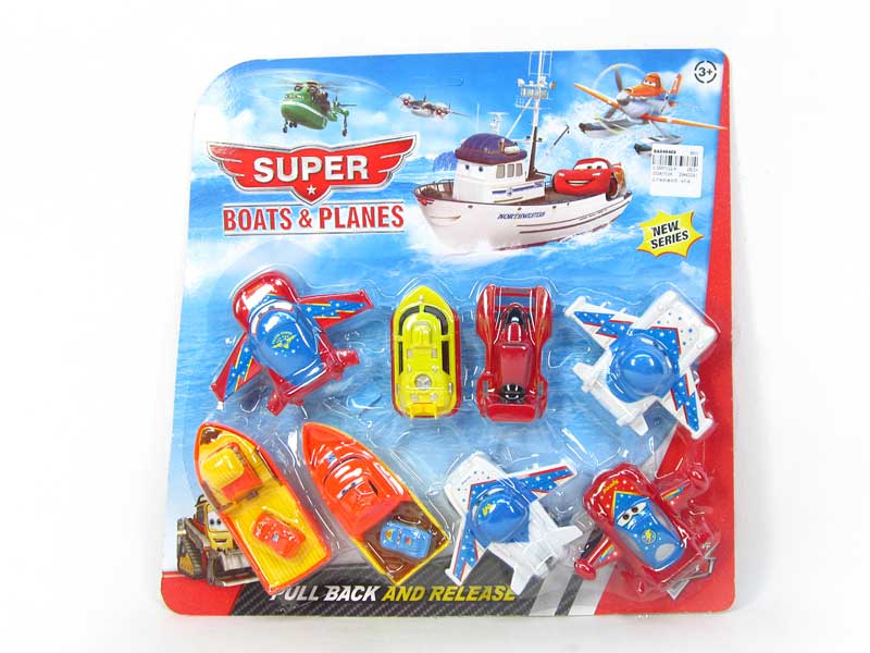 Pull Back Ship(8in1) toys