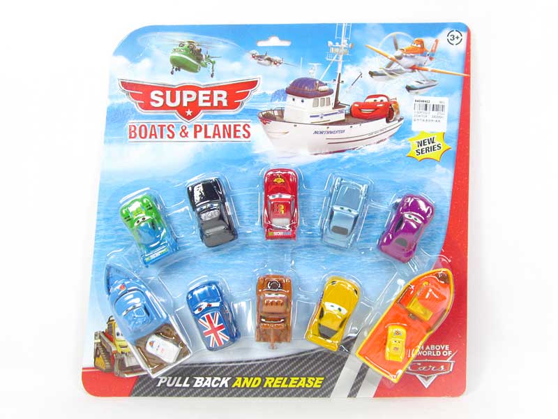 Pull Back Car & Ship toys