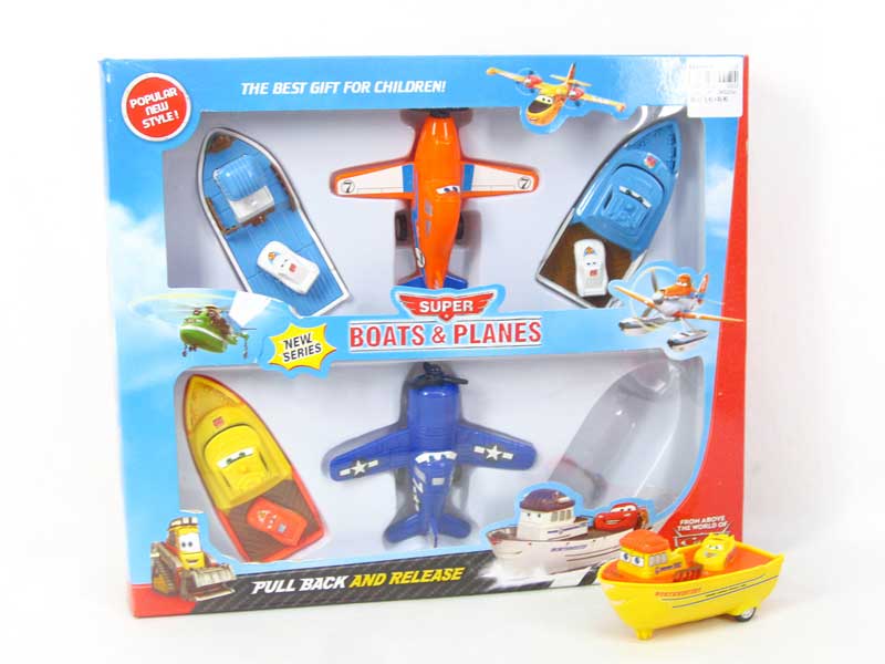 Pull Back Plane & Ship toys