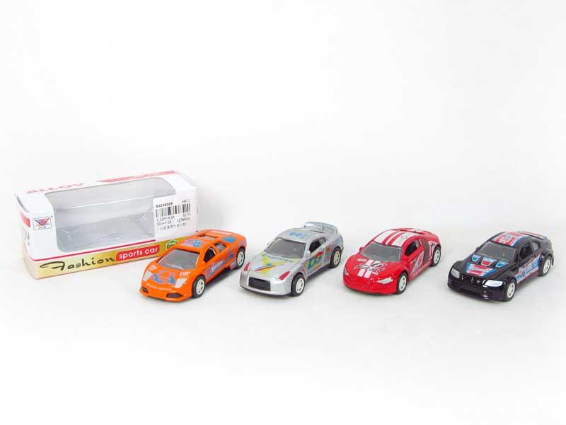 1:50 Die Cast Car Pull Back(4S) toys