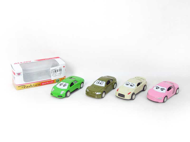 1:50 Die Cast Car Pull Back(4S) toys