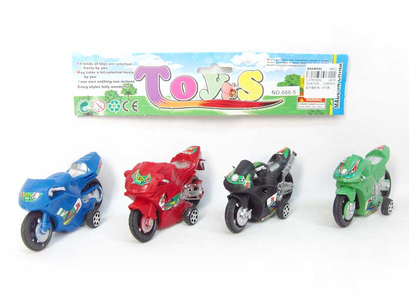 Pull Back Motorcycle(4in1) toys